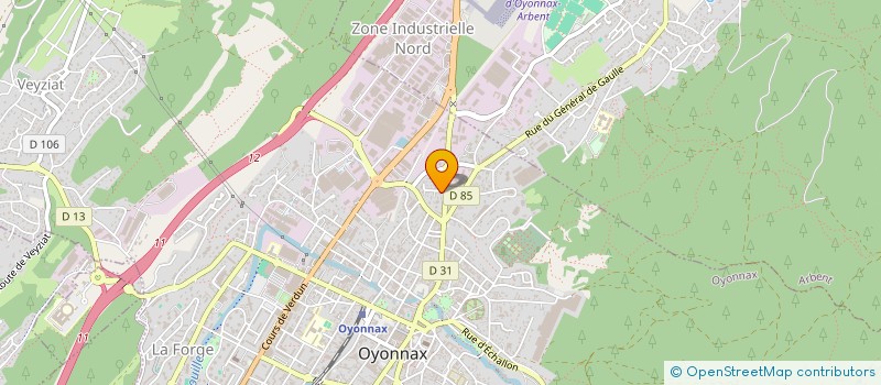 localisation de l'entreprise MADAME SECMEN ERBAS à OYONNAX