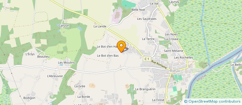 localisation de l'entreprise MADAME SECYLIA DRELON  RIEUX