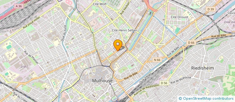 localisation de l'entreprise MADAME SEDAMI ASSOGBAVI  MULHOUSE