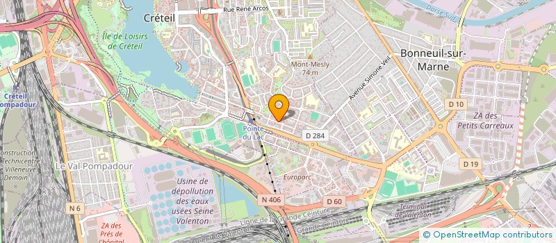 localisation de l'entreprise MADAME SEDEF SEZGINER  CRETEIL