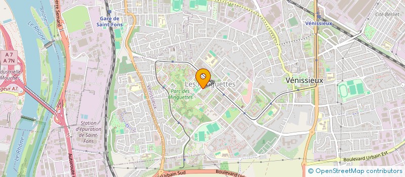 localisation de l'entreprise MADAME SEFANA LOUNIS  VENISSIEUX