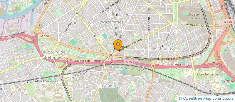 localisation de l'entreprise MADAME SEFFANA AAHID à LILLE
