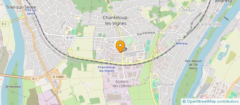 localisation de l'entreprise MADAME SEFIYE HALILOGLU  CHANTELOUP-LES-VIGNES