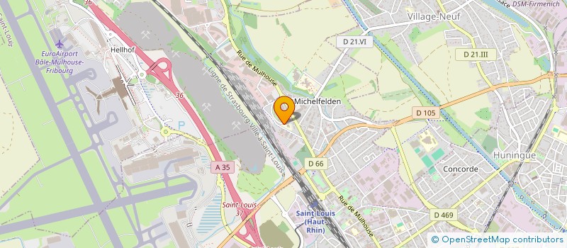 localisation de l'entreprise MADAME SEFKIJE TAHIRI  SAINT-LOUIS