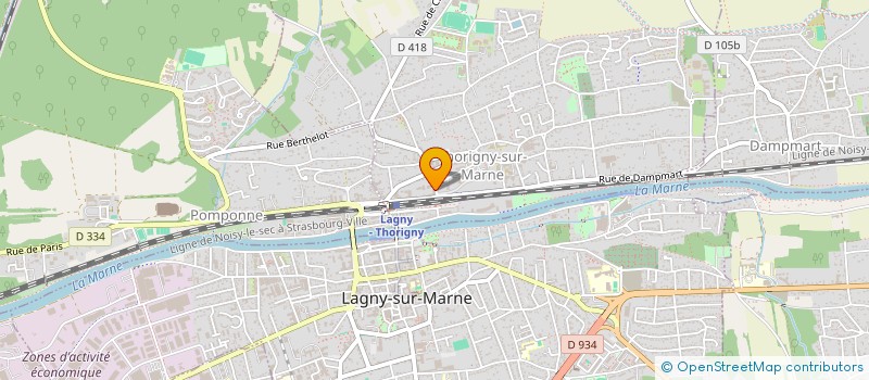 localisation de l'entreprise MADAME SEFORA ROSAN-RAMILICIE  THORIGNY-SUR-MARNE