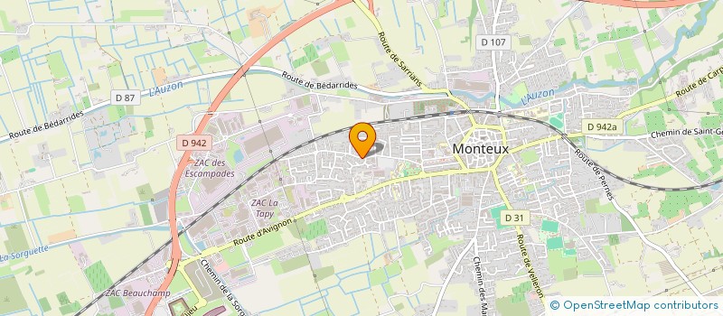 localisation de l'entreprise MADAME SEFORA TOMAS  MONTEUX