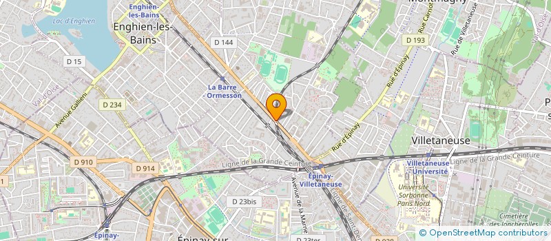 localisation de l'entreprise MADAME SEGBE LINSOTO  DEUIL LA BARRE