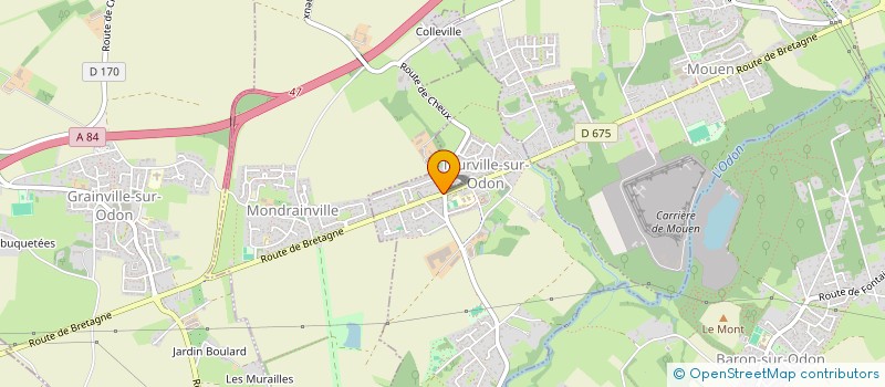 localisation de l'entreprise MADAME SEGOLEINE HUET  TOURVILLE-SUR-ODON