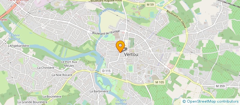 localisation de l'entreprise MADAME SEGOLEN DURAND à VERTOU