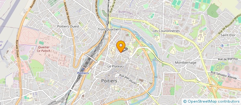 localisation de l'entreprise MADAME SEGOLEN PLISSON à POITIERS