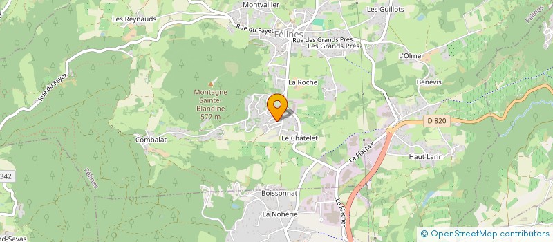 localisation de l'entreprise MADAME SEGOLENE ABRIAL  FELINES