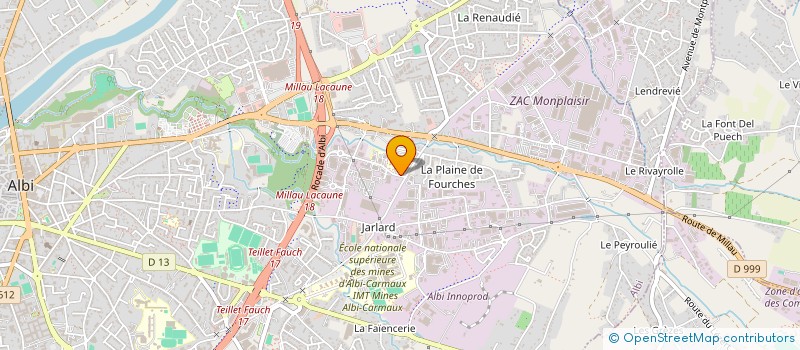 localisation de l'entreprise MADAME SEGOLENE AZZIS à ALBI