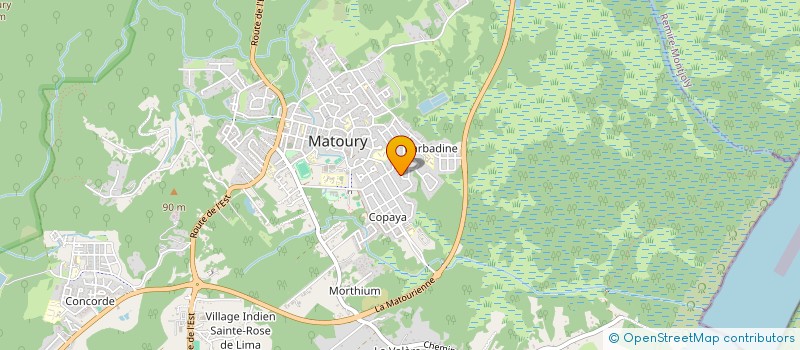 localisation de l'entreprise MADAME SEGOLENE BERTIN  MATOURY
