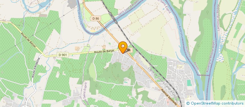 localisation de l'entreprise MADAME SEGOLENE BORDILLON  PONT-SAINT-ESPRIT