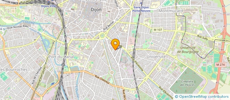 localisation de l'entreprise MADAME SEGOLENE BRAILLON à DIJON