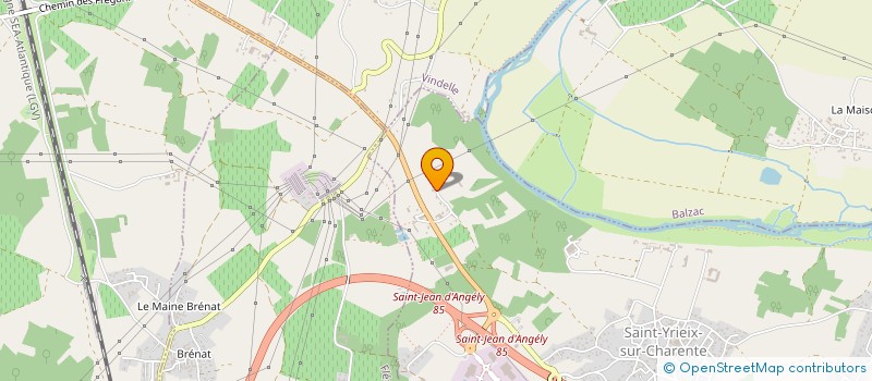 localisation de l'entreprise MADAME SEGOLENE BRIAND à SAINT-YRIEIX-SUR-CHARENTE