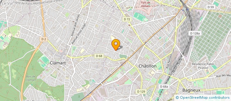 localisation de l'entreprise MADAME SEGOLENE CAGAN à CHATILLON