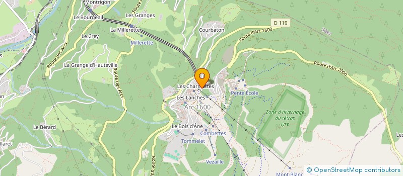 localisation de l'entreprise MADAME SEGOLENE COUTURE  BOURG-SAINT-MAURICE