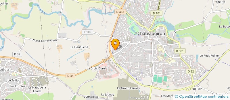 localisation de l'entreprise MADAME SEGOLENE DALSACE  CHATEAUGIRON
