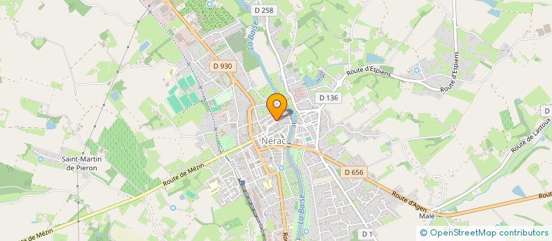 localisation de l'entreprise MADAME SEGOLENE DE LA PANOUSE  NERAC