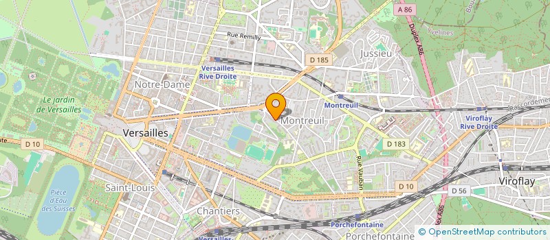 localisation de l'entreprise MADAME SEGOLENE DUBUS à VERSAILLES