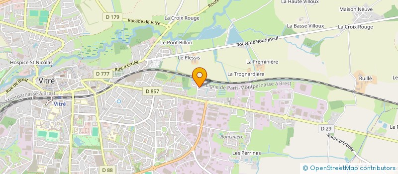 localisation de l'entreprise MADAME SEGOLENE ESCARBELT  VITRE