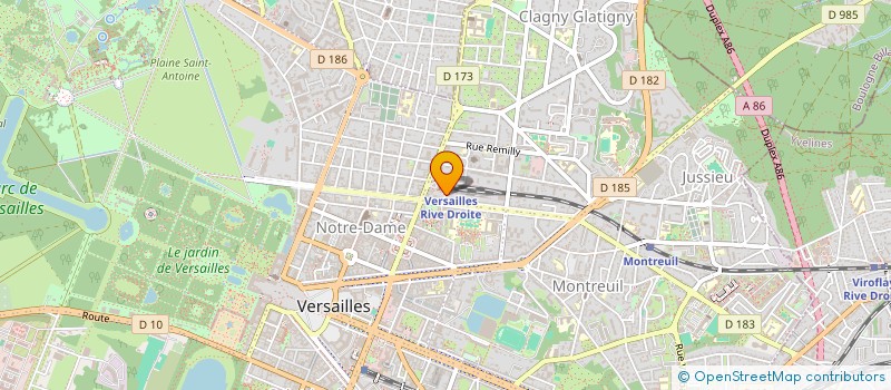 localisation de l'entreprise MADAME SEGOLENE FAURE à VERSAILLES