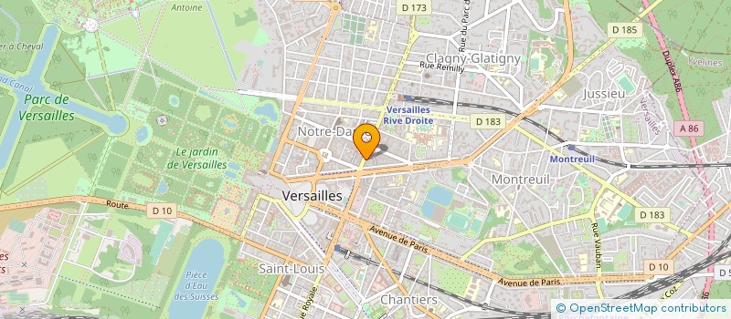 localisation de l'entreprise MADAME SEGOLENE FLORENTIN à VERSAILLES