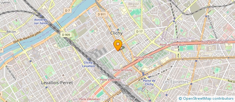 localisation de l'entreprise MADAME SEGOLENE GERARD à CLICHY