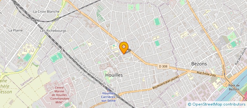 localisation de l'entreprise MADAME SEGOLENE GIRARD à HOUILLES