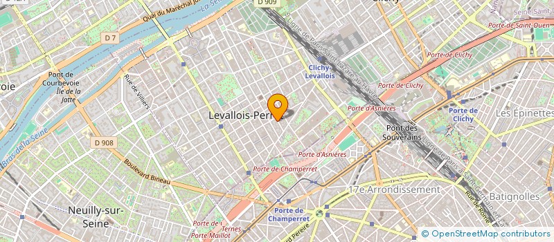 localisation de l'entreprise MADAME SEGOLENE HAUTEFEUILLE à LEVALLOIS-PERRET