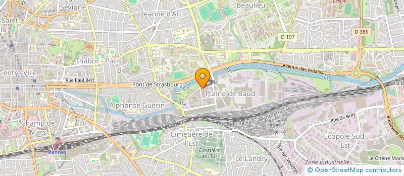 localisation de l'entreprise MADAME SEGOLENE HENRIET  RENNES