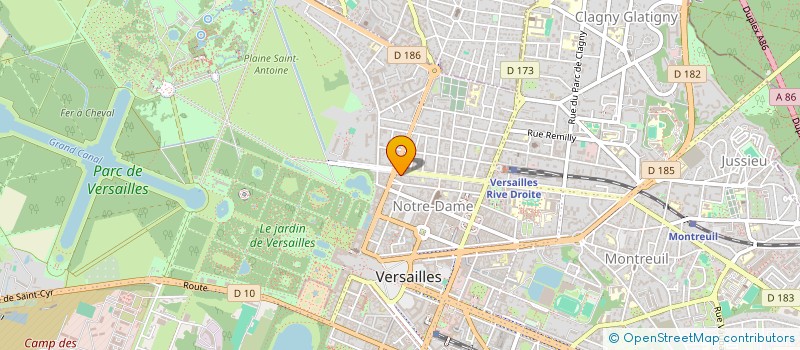 localisation de l'entreprise MADAME SEGOLENE HERRNBERGER à VERSAILLES
