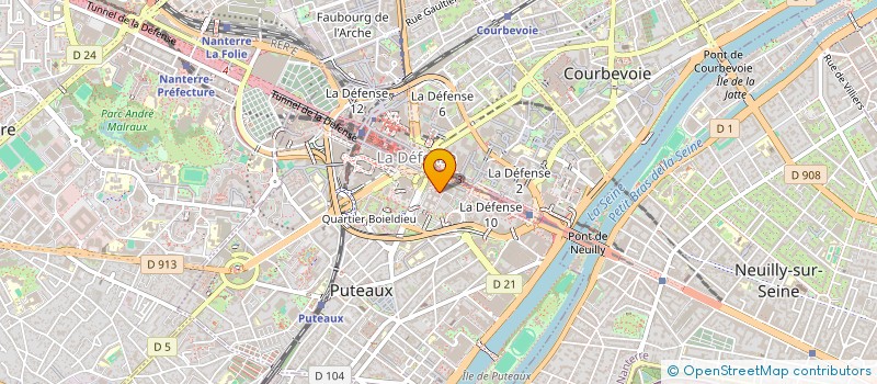 localisation de l'entreprise MADAME SEGOLENE JULIE ANNE PILAT  PUTEAUX