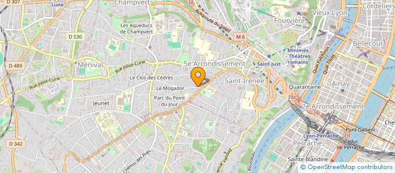 localisation de l'entreprise MADAME SEGOLENE LA FAY  LYON