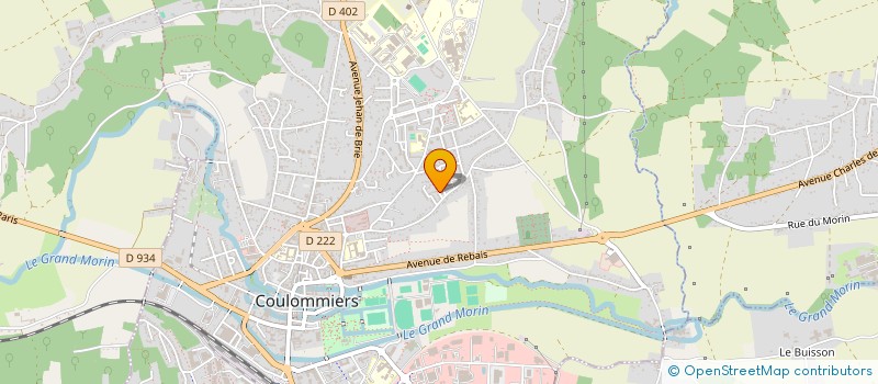 localisation de l'entreprise MADAME SEGOLENE LEFEVRE  COULOMMIERS