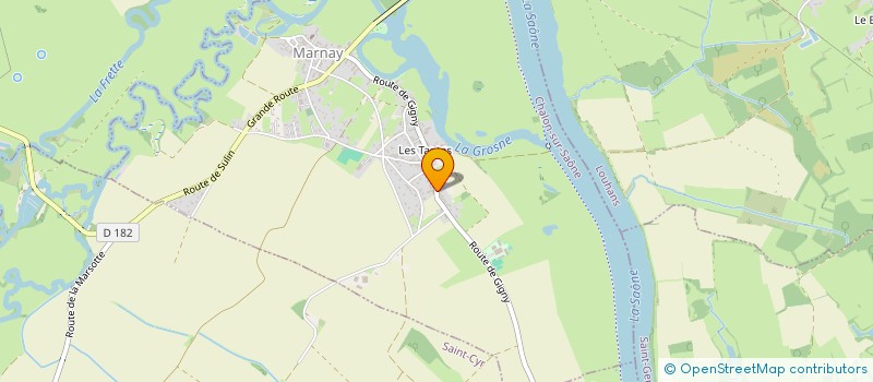 localisation de l'entreprise MADAME SEGOLENE MALOT  MARNAY