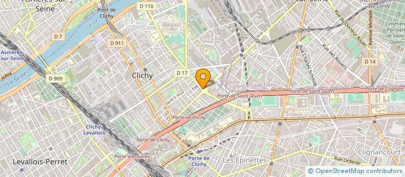 localisation de l'entreprise MADAME SEGOLENE MARIE WIELS à CLICHY
