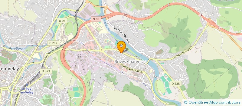 localisation de l'entreprise MADAME SEGOLENE MAURICE à BRIVES-CHARENSAC