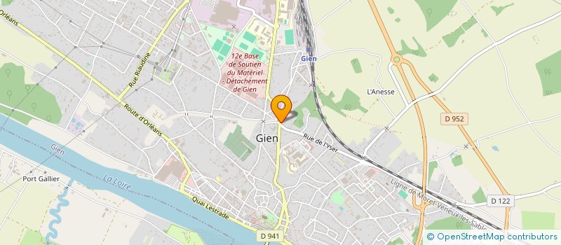 localisation de l'entreprise MADAME SEGOLENE MELLET à GIEN
