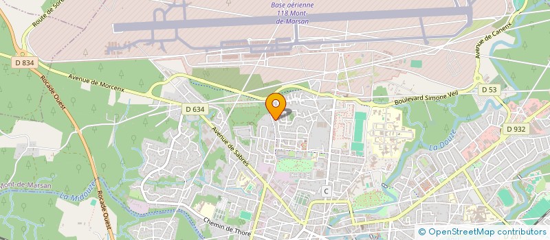 localisation de l'entreprise MADAME SEGOLENE MEOULE  MONT-DE-MARSAN