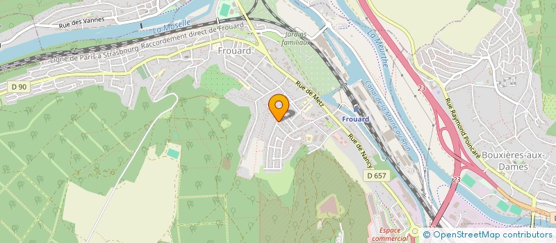 localisation de l'entreprise MADAME SEGOLENE MORLON  FROUARD