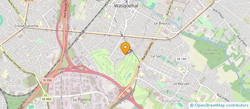 localisation de l'entreprise MADAME SEGOLENE MULLIEZ à WASQUEHAL