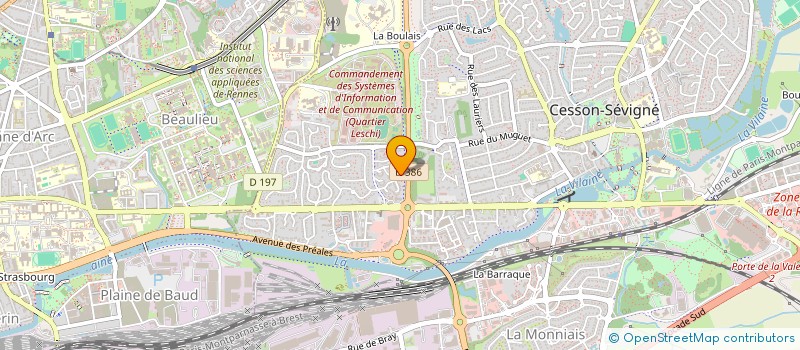 localisation de l'entreprise MADAME SEGOLENE MYON à CESSON-SEVIGNE