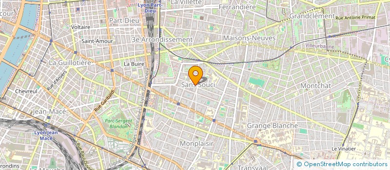 localisation de l'entreprise MADAME SEGOLENE NAY  LYON