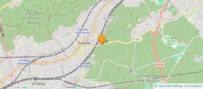 localisation de l'entreprise MADAME SEGOLENE OLLIVIER à CHAVILLE