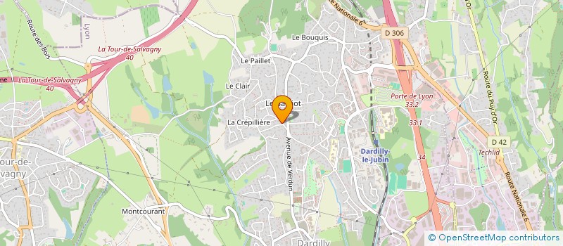 localisation de l'entreprise MADAME SEGOLENE OTTON à DARDILLY