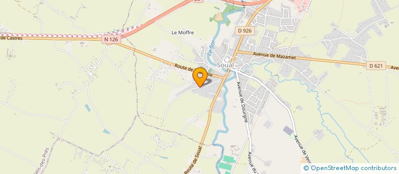 localisation de l'entreprise MADAME SEGOLENE PAYEN  SOUAL