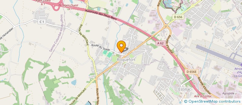 localisation de l'entreprise MADAME SEGOLENE PERCIN  ROQUEFORT