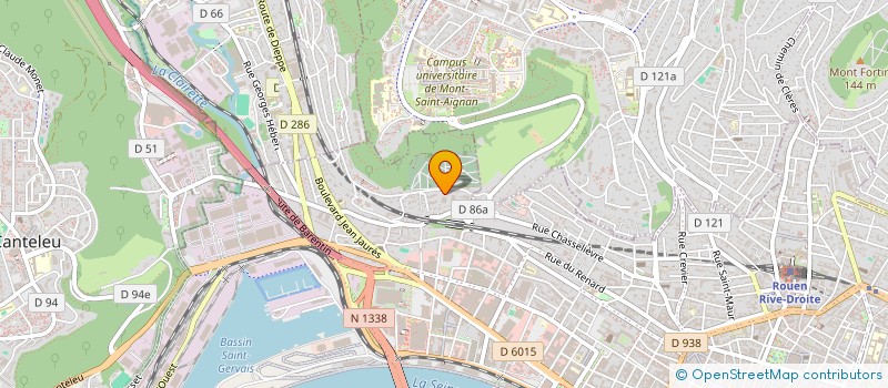 localisation de l'entreprise MADAME SEGOLENE PERNET  ROUEN